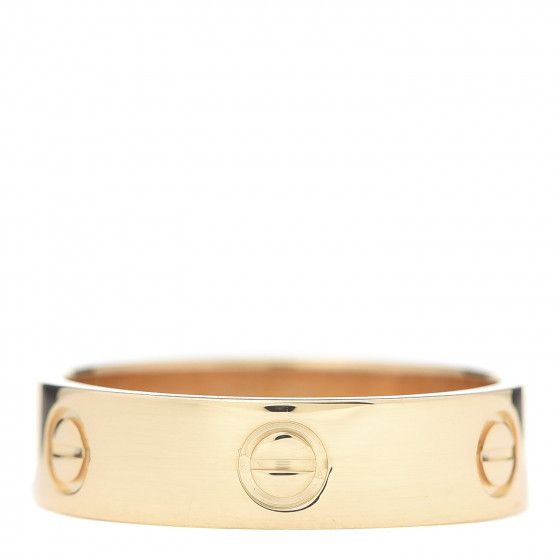 CARTIER 18K Yellow Gold 6mm LOVE Ring 63 10.25 | Fashionphile