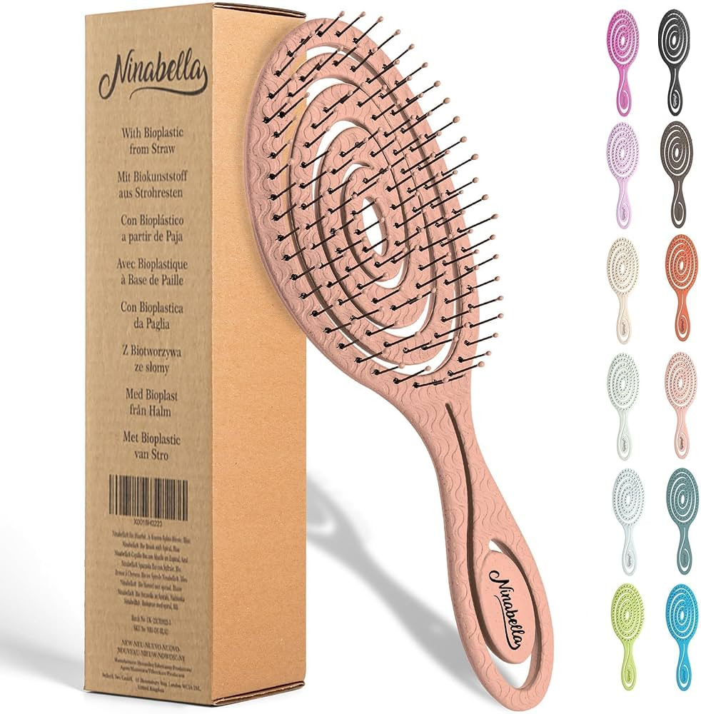 Ninabella Detangling Hair Brush for Women & Men - Does not Pull - Straightening Brushes for Strai... | Amazon (US)