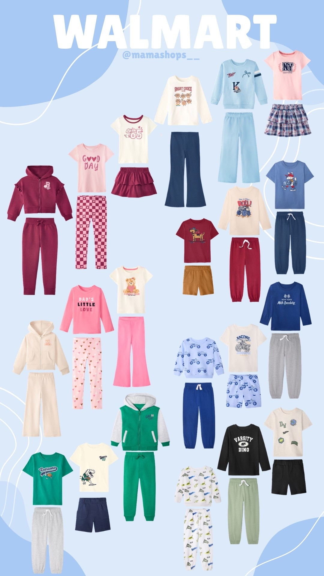 Walmart Garanimals  boy & girls 6pc sets, lots off options to choose from ! 🤩

Linking everything here 🔗✨

#LTKSeasonal #LTKmomlife #LTKKids