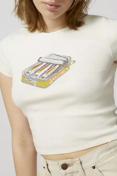 UO Sardines Perfect Baby Tee | Urban Outfitters (US and RoW)