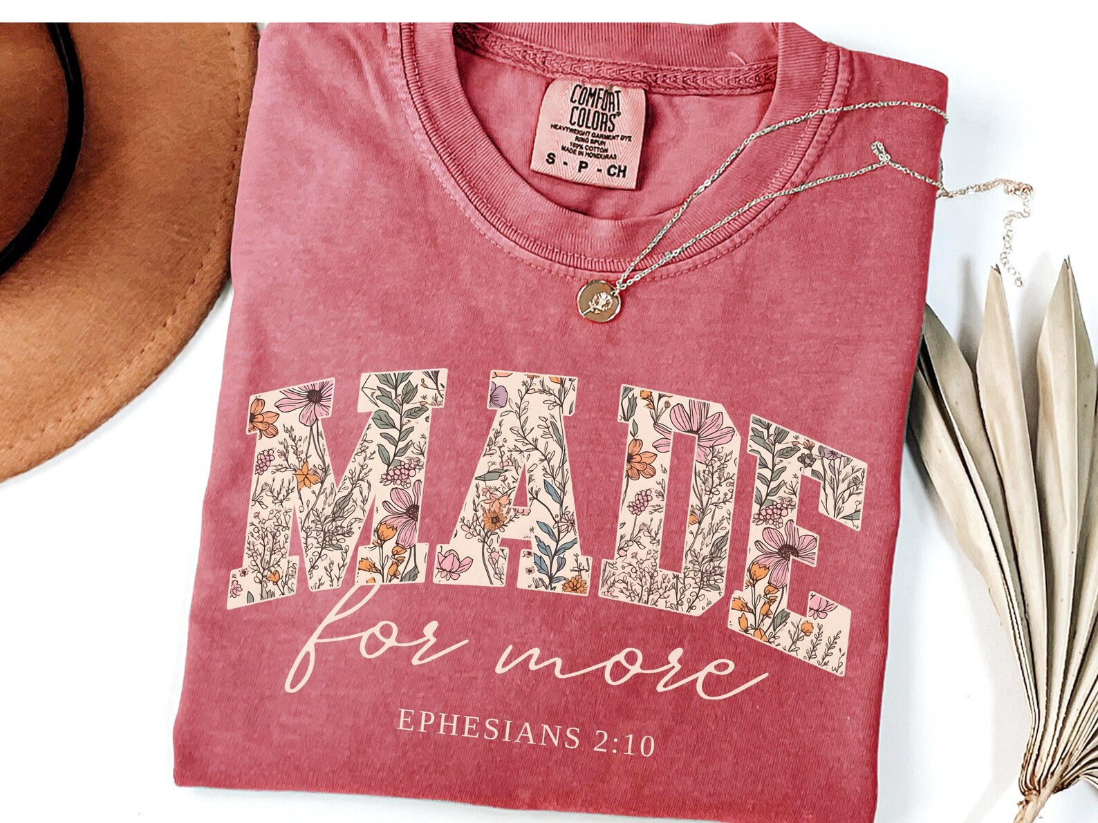 Bible Verse Comfort Colors Shirt, Cute Christian Shirt for Women - Etsy | Etsy (US)