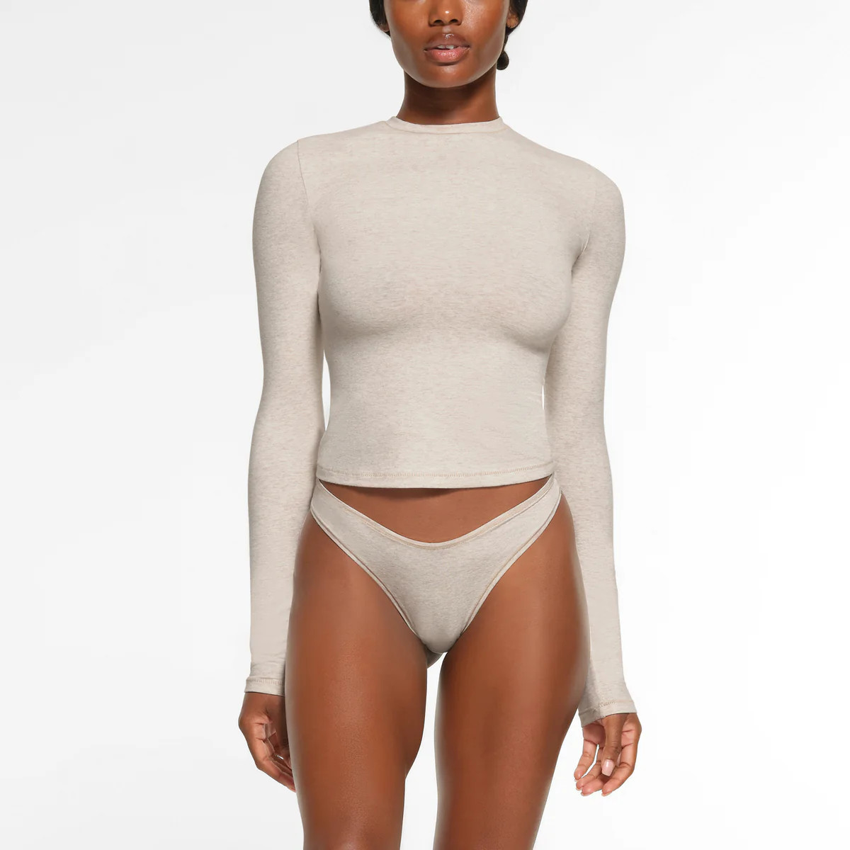 LONG SLEEVE T-SHIRT | SKIMS (US)