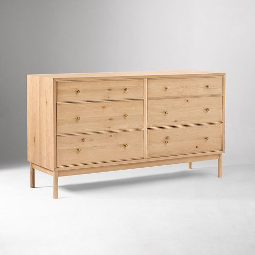 Siobhan Oak 6-Drawer Dresser (60") | West Elm (US)