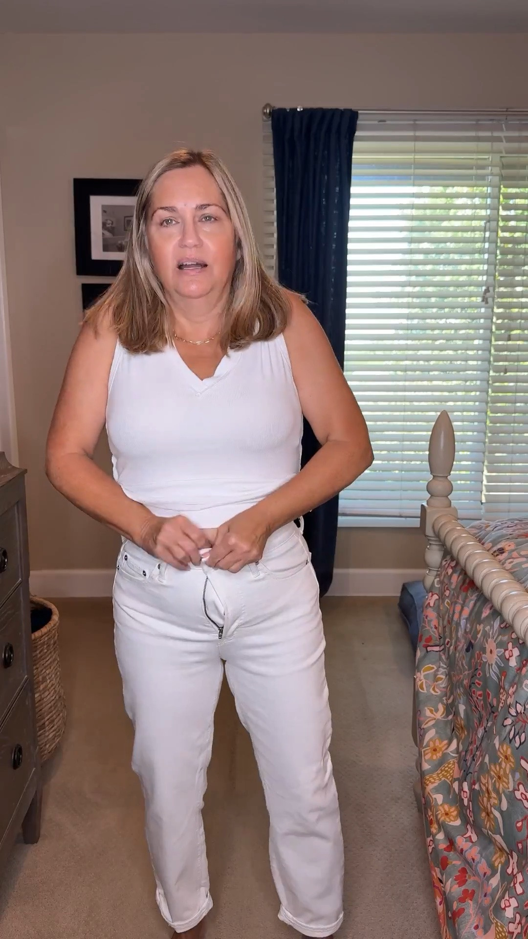 A couple years ago I started putting on a lot of weight. It started after my mom died and chocolate was the thing that made me feel better. I’ve lifted weights most of my life, and I walk a lot.  Nothing will budge the belly fat and sorry but I just love chocolate too much to give it up! So what were my choices? Give up eating everything I love and work out like a fiend? Or focus on being healthy and strong and buying clothes that are belly friendly? The second choice won! I love the place I am in my life right now and want to continue to set positivity out in the world about women that are aging and changing.  I would love for you to join me on this journey so we can all get the most out of our midlife. ￼xoxo Tricia

#LTKdayinmylife #LTKOver40 #LTKootd