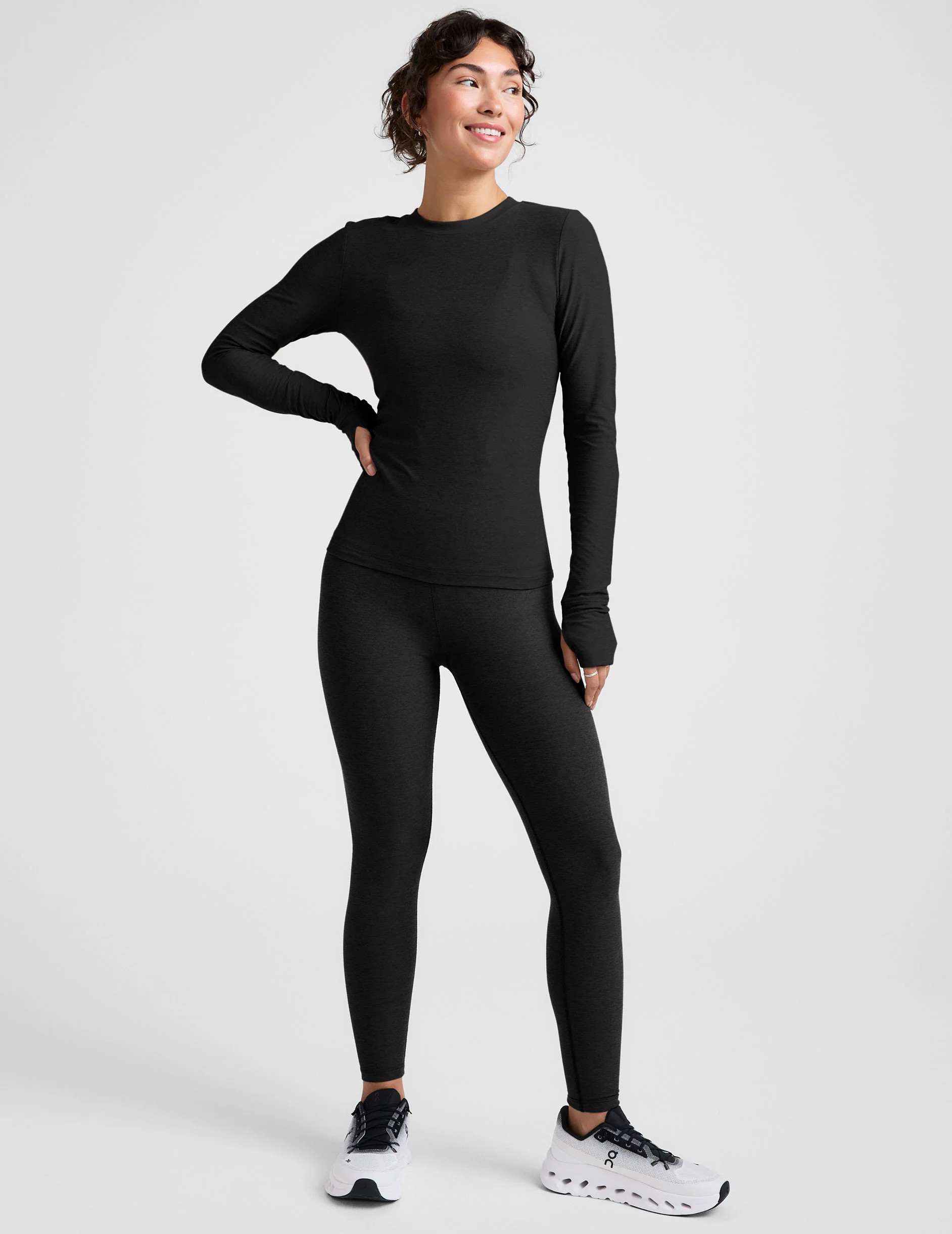 Featherweight Select Long Sleeve Crew | Beyond Yoga | Beyond Yoga