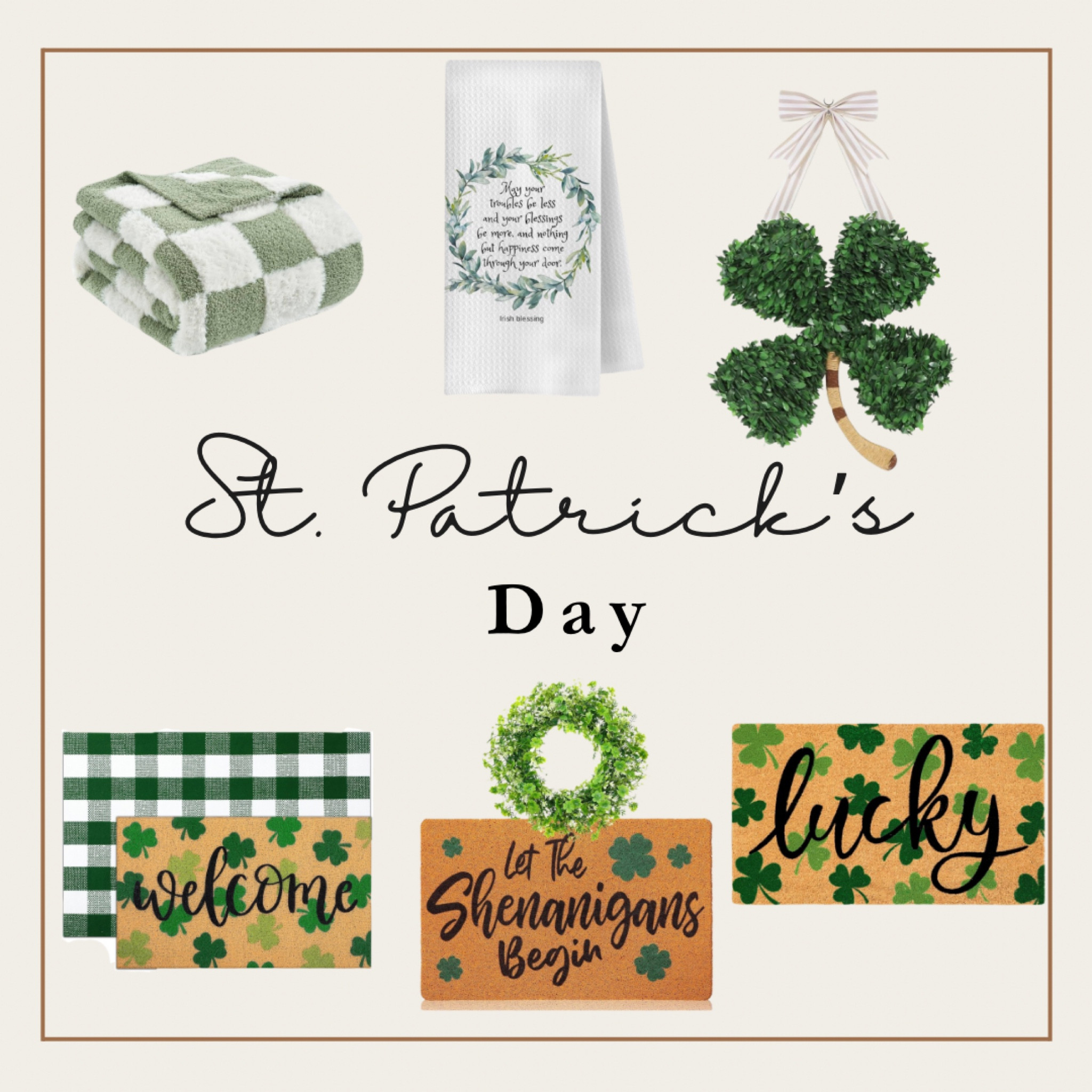 Simple St. Patrick’s Day Decor 🍀 

#LTKParties #LTKHome #LTKSeasonal