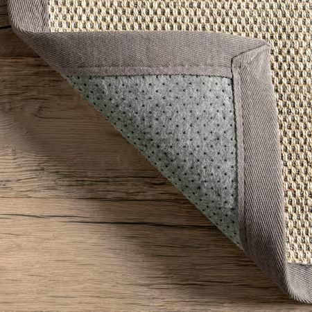 Gray Checker Weave Sisal Area Rug | Rugs USA
