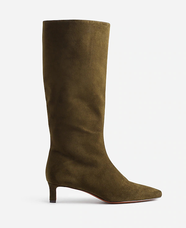 The Dimes Kitten-Heel Knee Boot | Madewell | Madewell