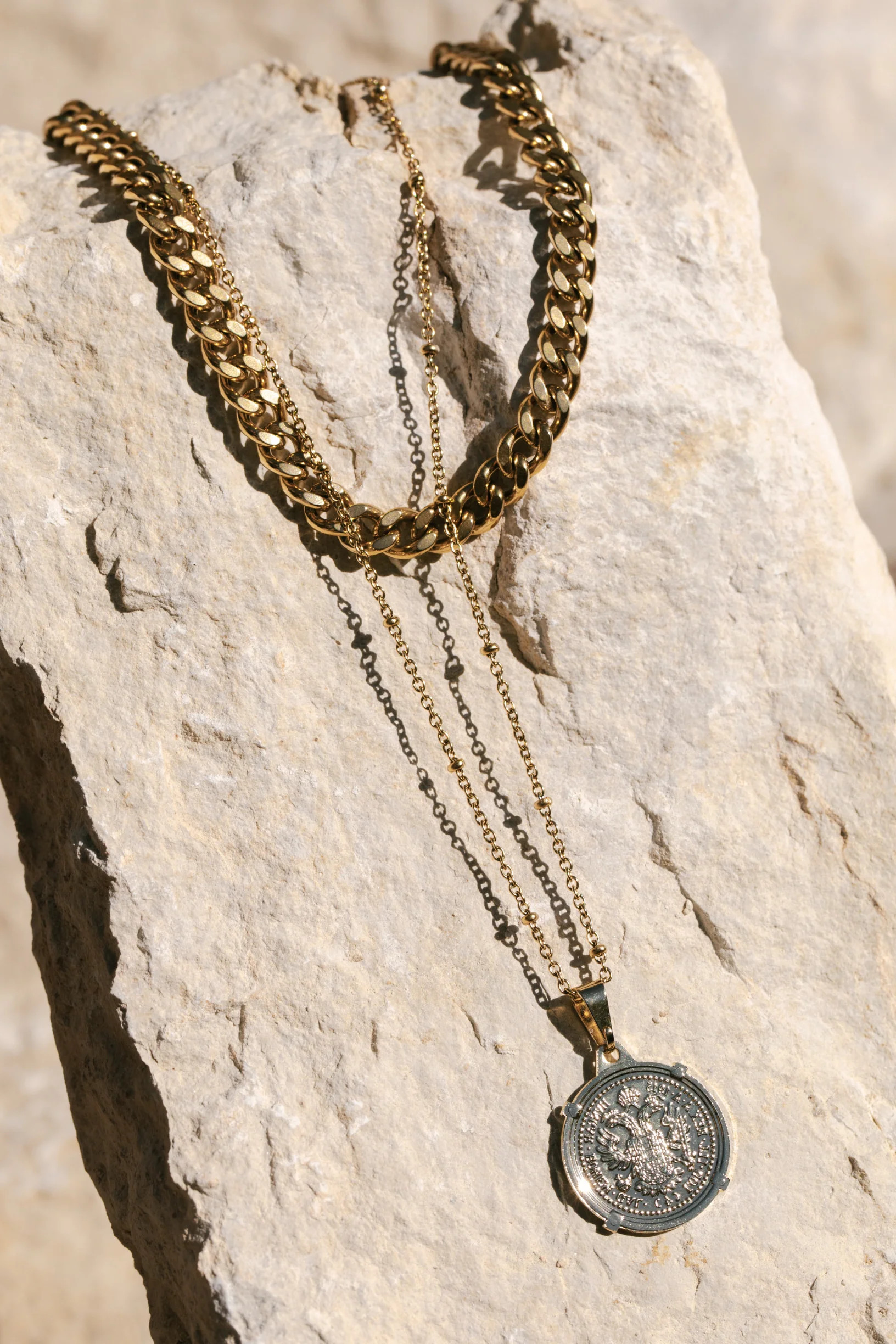 Mckay Double Chain - Gold | THELIFESTYLEDCO
