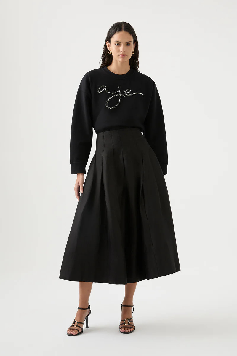 Paradiso Cinched Midi Skirt | aje. (US, UK, Europe, ROW)