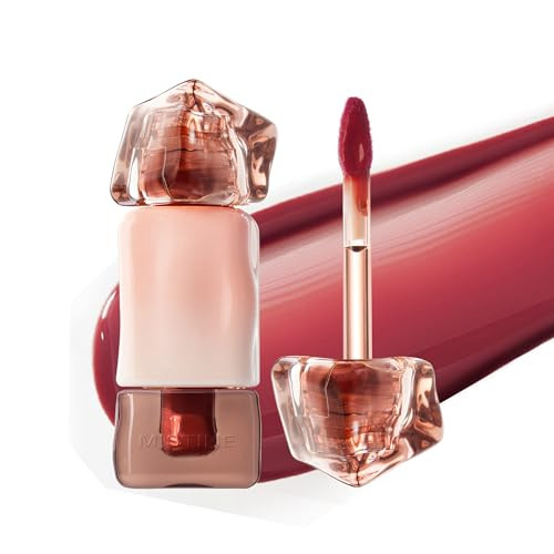 Mistine Lip Gloss Thai latte Long Lasting Lip Glaze Non-sticky Lip Tint Gloss with 1% Peptide Glossy Finish L07 Similan Coral 0.1 fl oz 1 Count | Amazon (US)