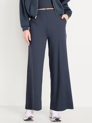 High-Waisted PowerSoft Trouser Pants | Old Navy (US)