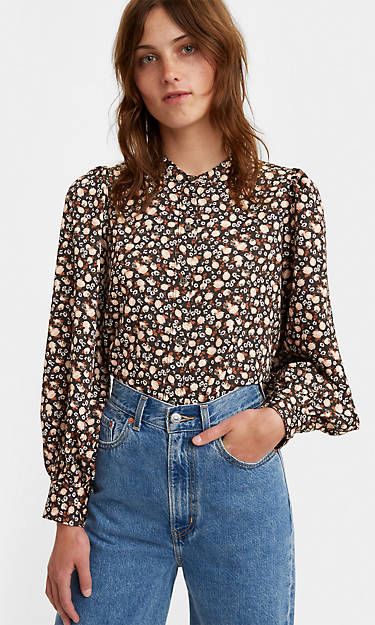 Delany Pleated Button-up Blouse | LEVI'S (US)