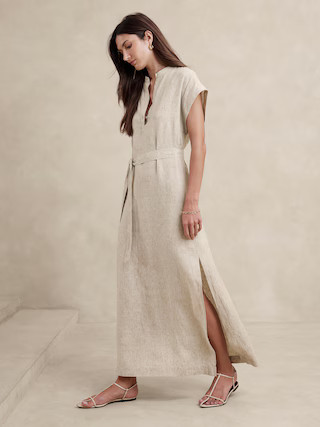 Linen Kaftan Dress | Banana Republic (US)