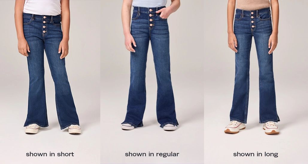 high rise belted flare jeans | Abercrombie & Fitch (US)