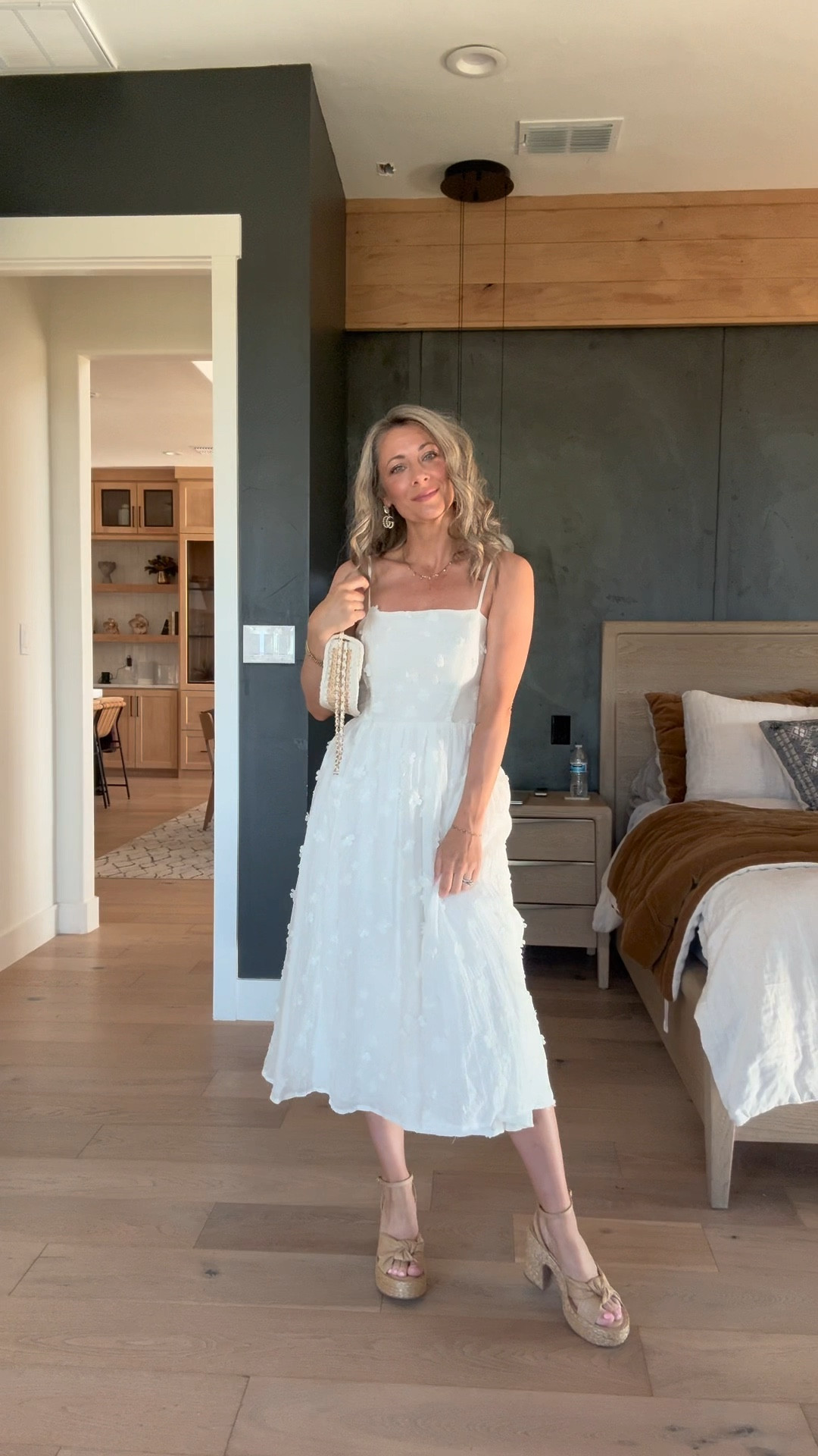 GRWM Easter Sunday edition✨🤍 ASTR the label ALWAYS comes through with the most feminine and elegant looks for any special occasion. You better believe that if there is anything happening, I am wearing ASTR the label! And this white floral decal midi dress is sooo stunning in person! Wearing an XS! Heels and purse are Target!

#LTKOver40 #LTKPetite #LTKgrwm