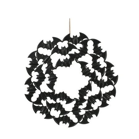 22 In Black Metal Wreath Decor | Walmart (US)
