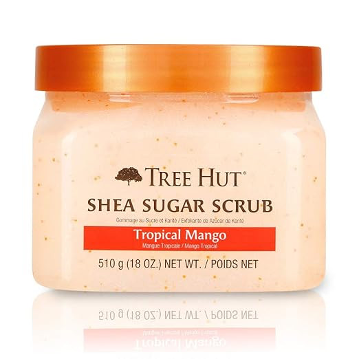 Tree Hut Shea Sugar Scrub Tropical Mango, 18oz, Ultra Hydrating and Exfoliating Scrub for Nourish... | Amazon (US)