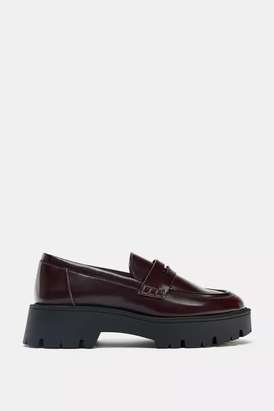 PENNY PLATFORM LOAFERS | Zara US