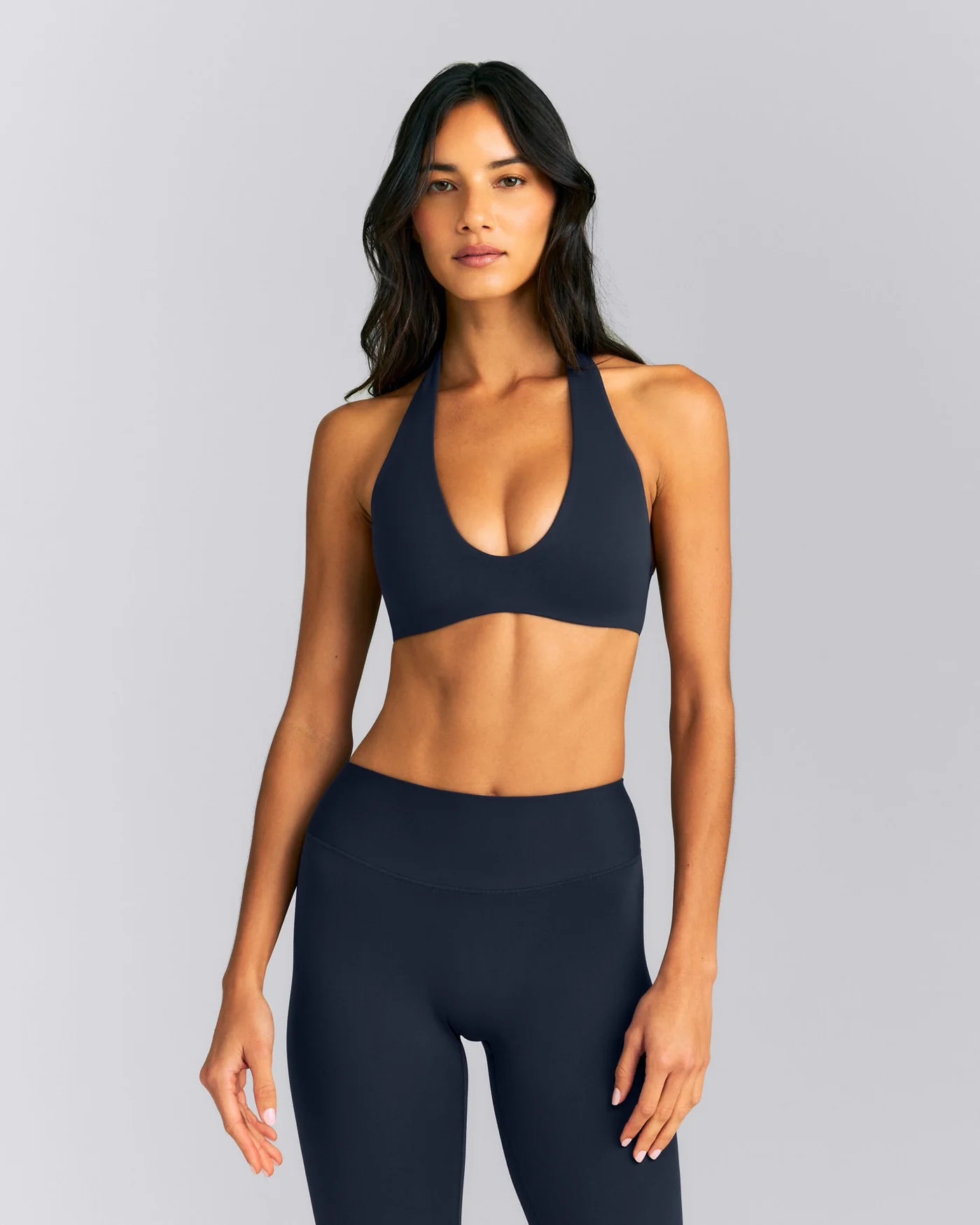 SoftMotion\u2122 Minimal Halter Neck Bralette 
 True Blue | Oner Active (UK / US)