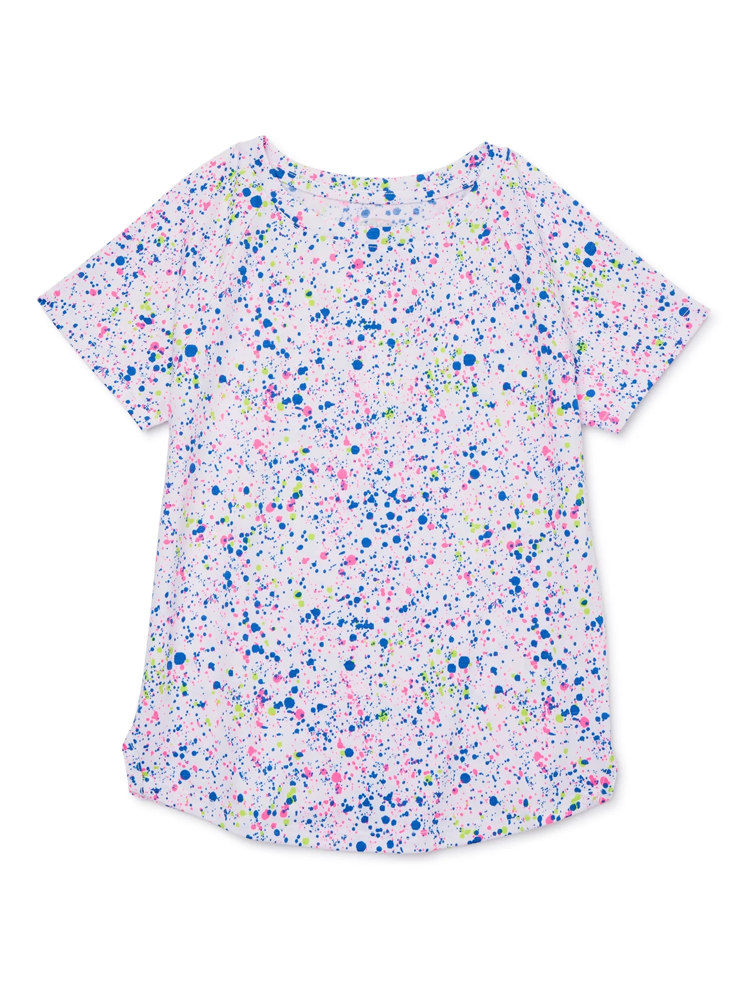 Athletic Works Girls Active Short Sleeve Tee, Sizes 4-18 & Plus | Walmart (US)