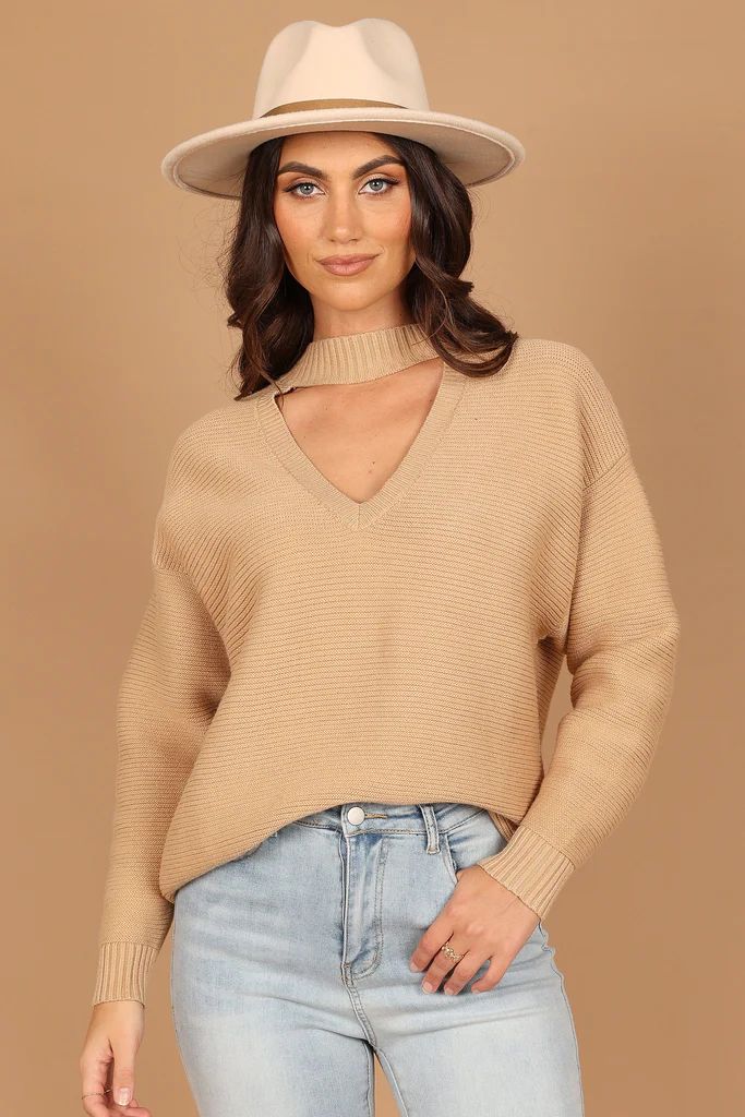 Glade Knit Sweater - Tan | Petal & Pup (US)