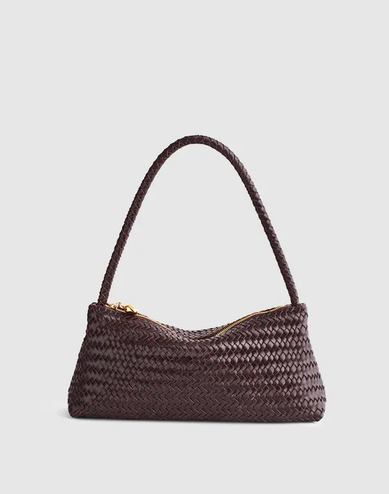 The Signature Woven Mini Zip Shoulder Bag | Madewell