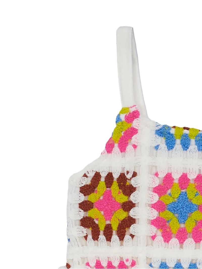 Wonder Nation Girls Crochet Dress, sizes 12M - 5T | Walmart (US)