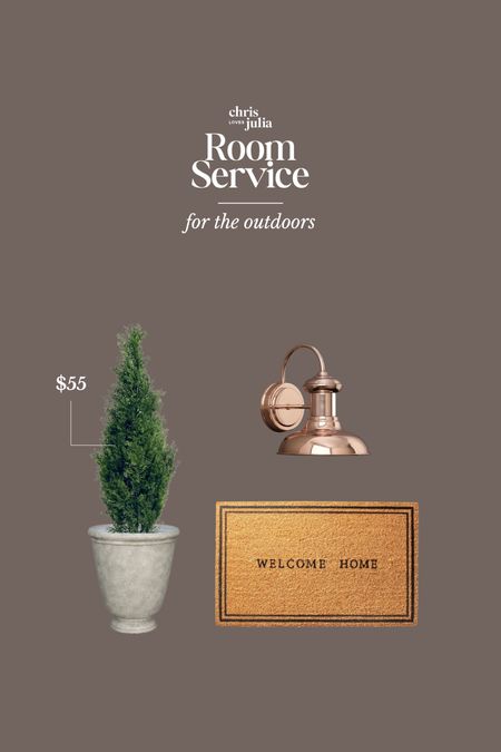 Room Service! A $17 oversized planter styled for your front porch. This copper lantern sconce is such a great Amazon find! 

#LTKFind #LTKhome #LTKSeasonal