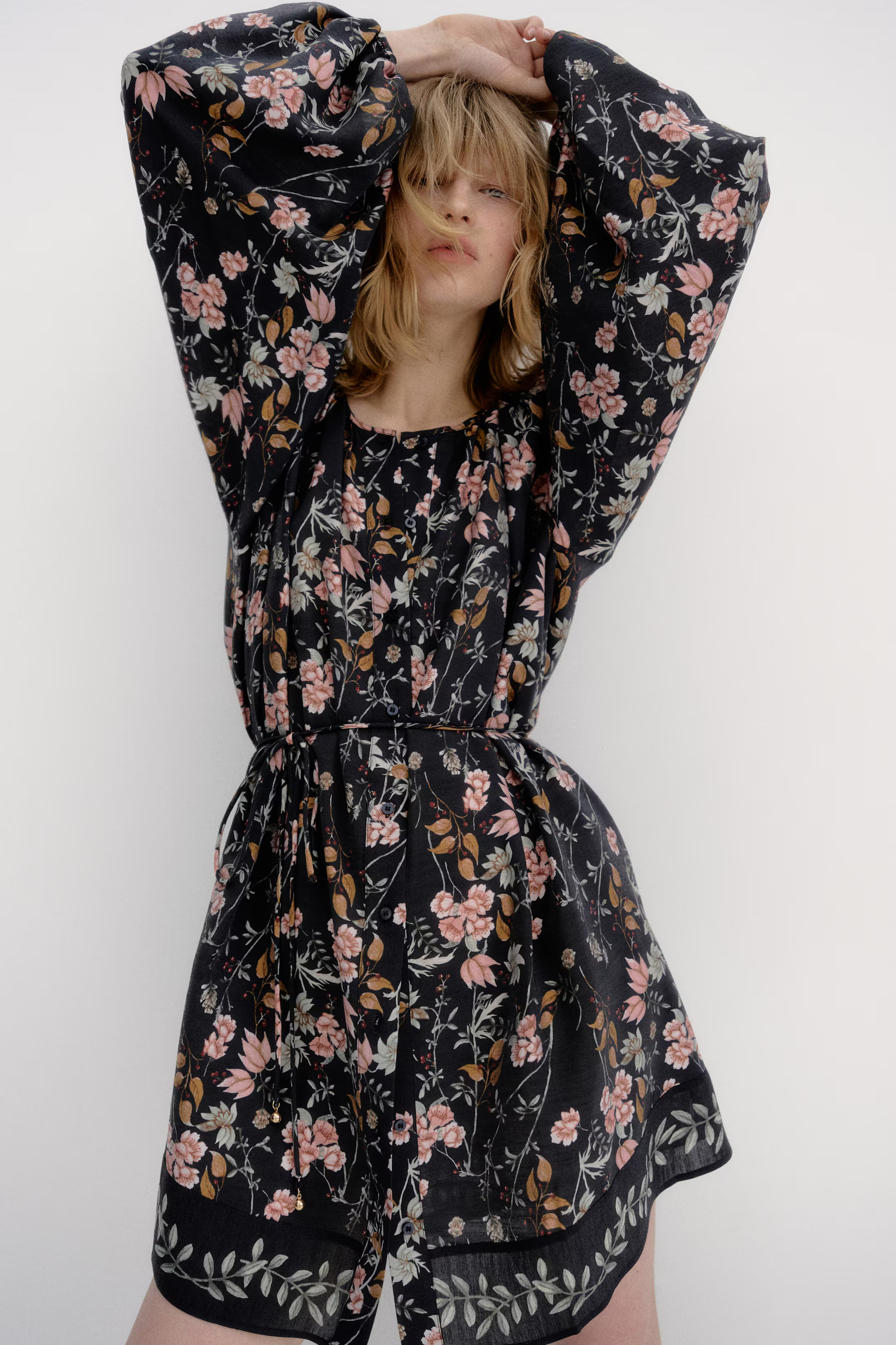 Oversized Tie-Belt Dress | H&M (US + CA)