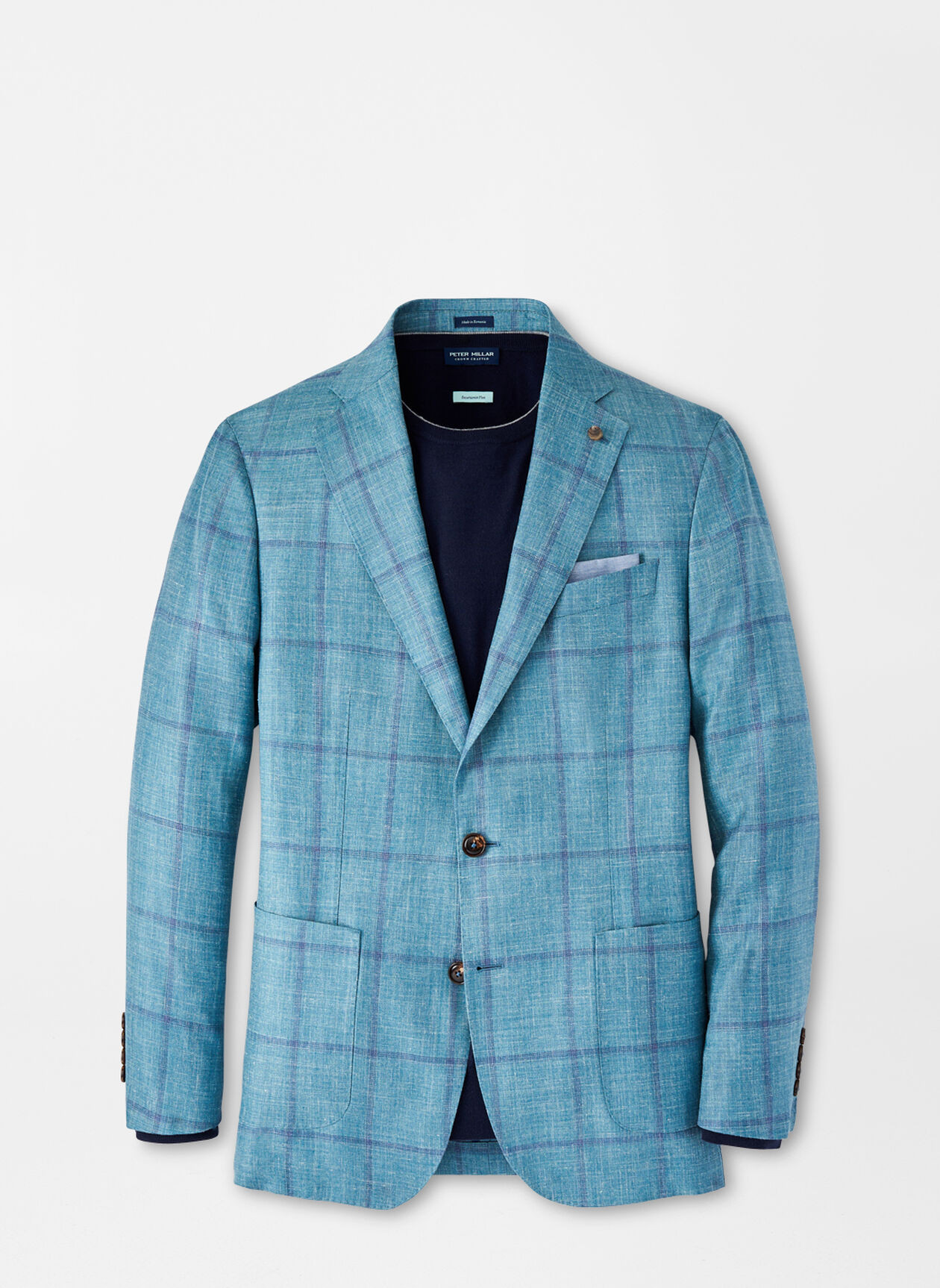 Creston Windowpane Soft Jacket | Peter Millar