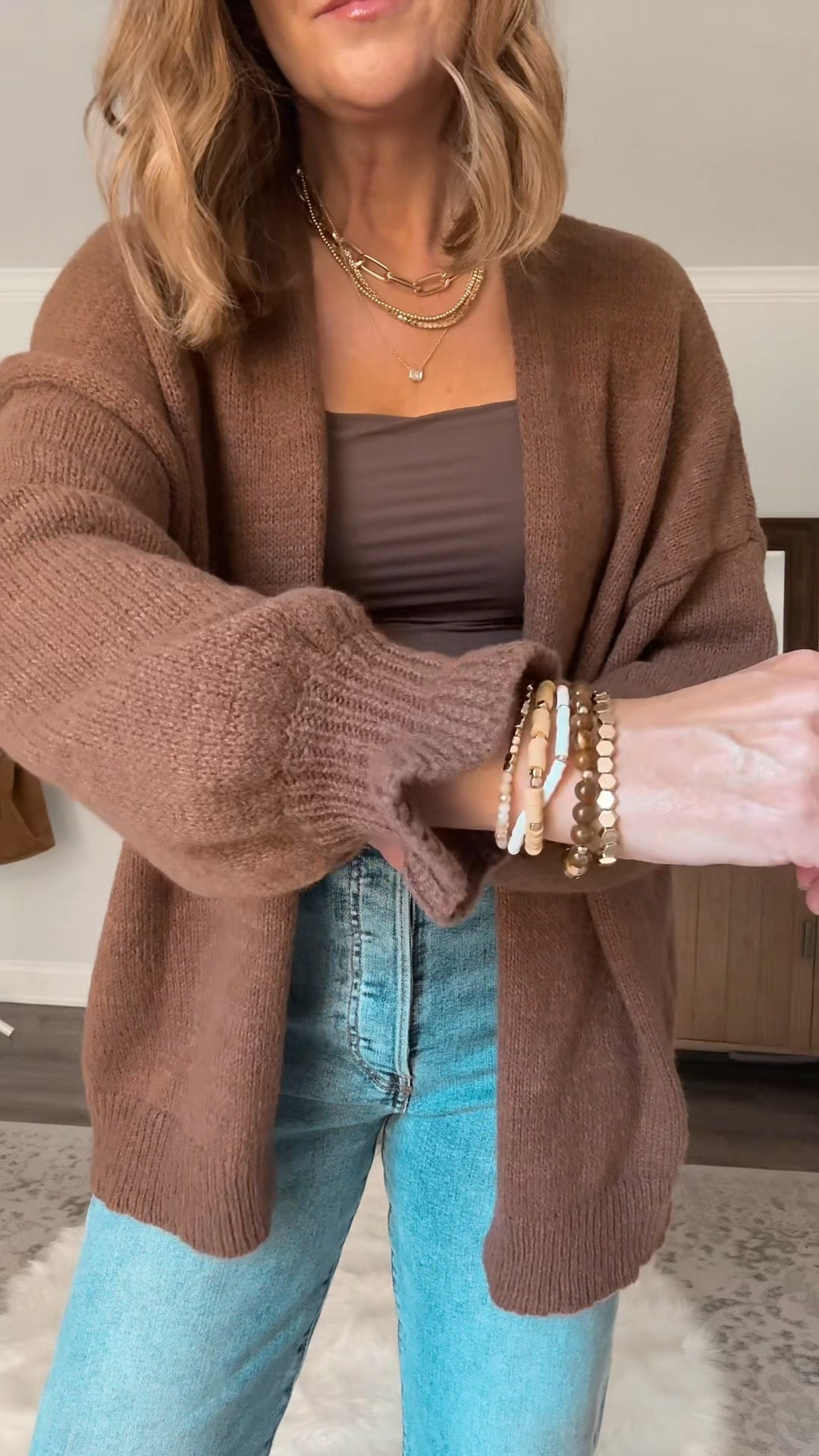 In my brown era. 🤎 The details on this cardigan are gorgeous and it feels like you’re wearing a blanket. Sign me up for all the cozy outfits because the fall temps have arrived!

style styling winter fashion ideas styling inspiration outfit inspiration ootd high street style outfits smart casual outfit autumn style workwear ideas outfitinspo casual style autumn outfit what to wear affordable fashion winter fashion ideas ootd work outfits everyday looks




#LTKHoliday #LTKSeasonal #LTKOver40