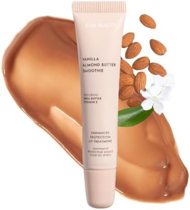 ESW Beauty Vanilla Almond Butter Lip Treatment - Light Caramel Brown Tint with Shea Butter, Vitam... | Amazon (US)