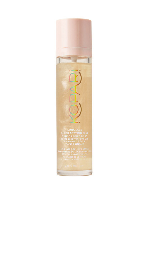 Kopari Sunglaze Sheer Setting Mist Sunscreen SPF 50 in Beauty: NA. | Revolve Clothing (Global)