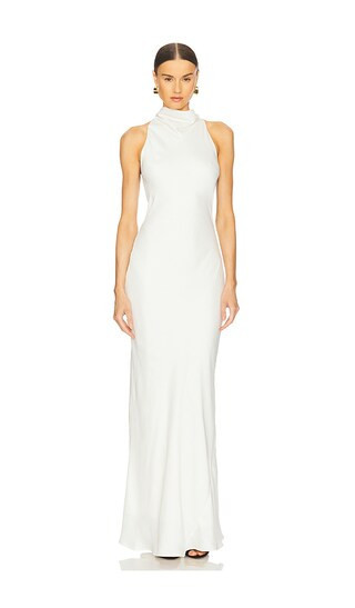ROTATE Lace Maxi Dress in White. - size 36 | Revolve Clothing (Global)
