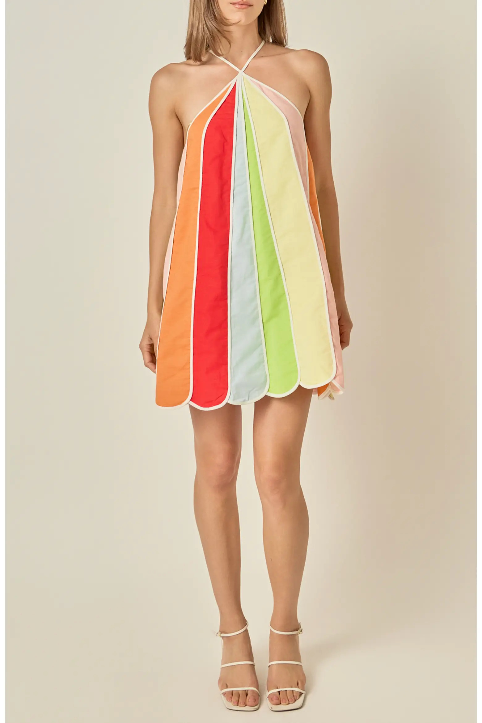 English Factory Umbrella Halter Minidress (Women) | Nordstrom | Nordstrom