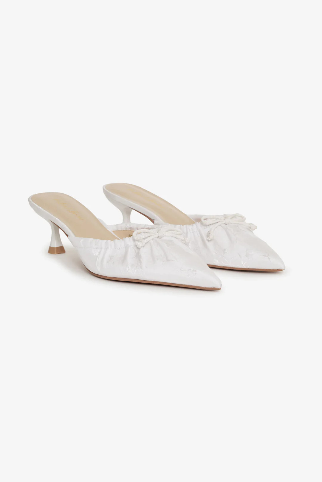 Colette Mule Heel \u2014 Cream | For Love & Lemons