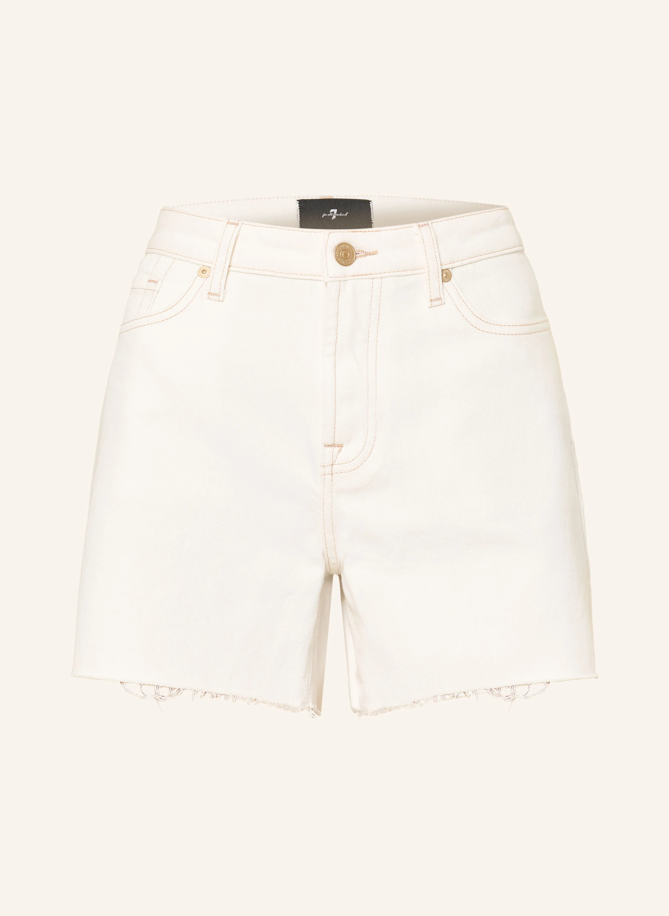 7 for all mankind Jeansshorts MONROE in mky white | Breuninger (DACH)