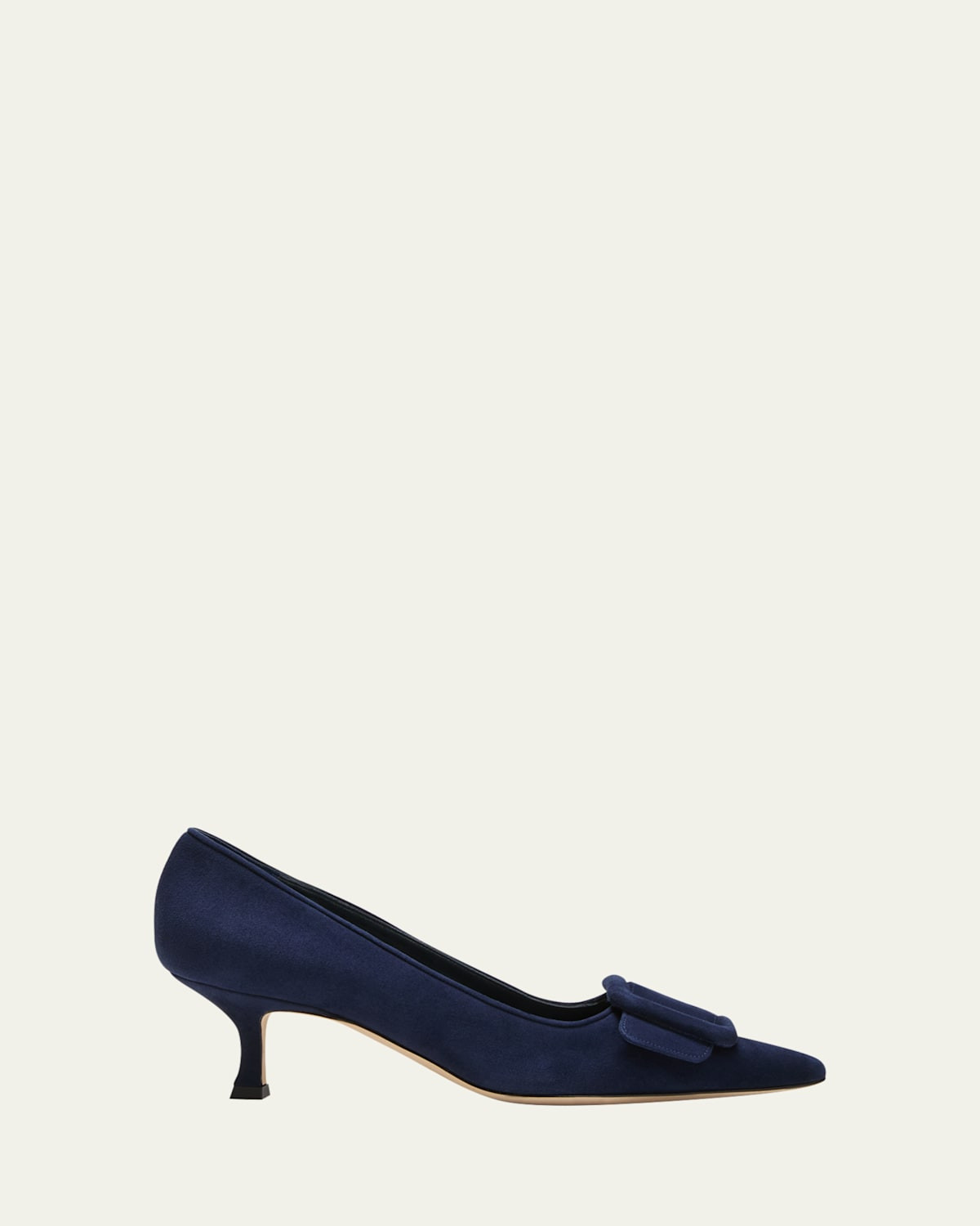 Maysale Suede Buckle Pumps | Bergdorf Goodman