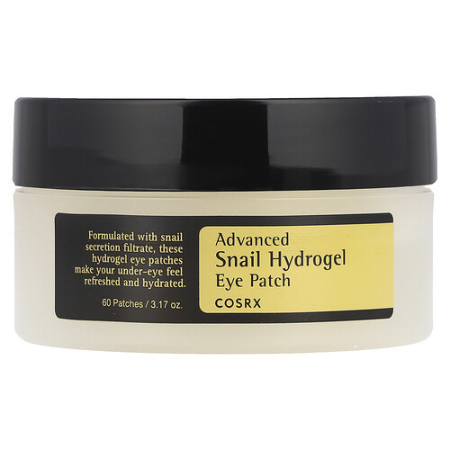 CosRx, Advanced Snail Hydrogel Eye Patch, 60 Patches, 3.17 oz (90 g) | iHerb