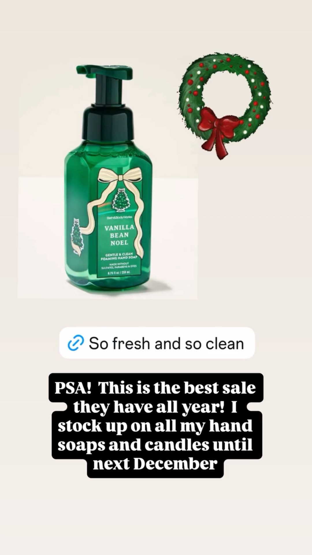 Their best sale of the year 

Bath and body works, hand soap, gifts for her, stocking stuffers, the best scented candles, affordable scented candles, hand soaps that smell good, foaming hand, soaps



#LTKHome #LTKSaleAlert #LTKGiftGuide