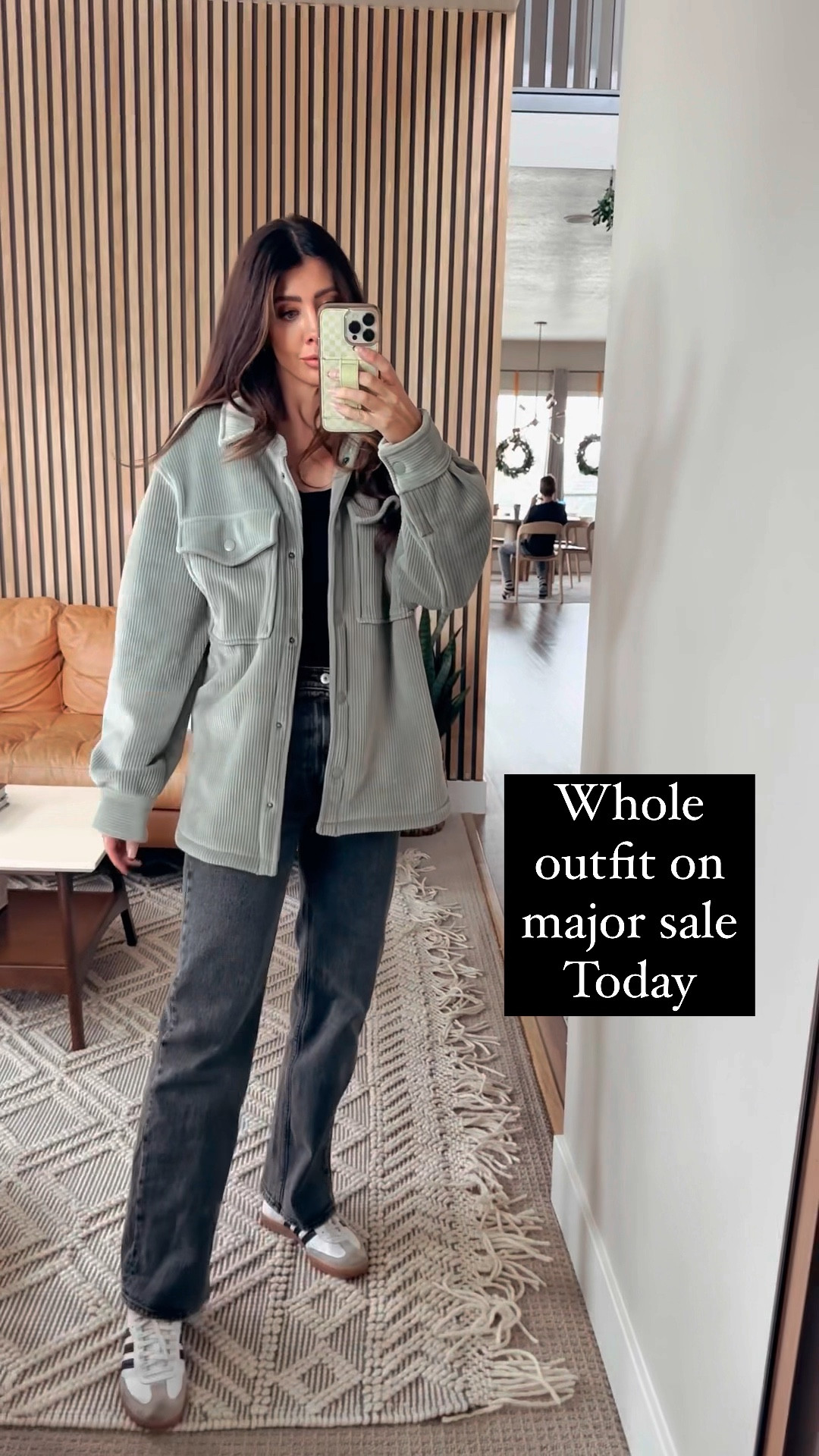 My whole outfit is on sale today! I have a size small in the bodysuit and jacket! And Size 25 short in gray jeans! #abercrombie #winterlook #casualoutfit #shacket #greyjeans 

#LTKSeasonal #LTKsalealert #LTKHoliday