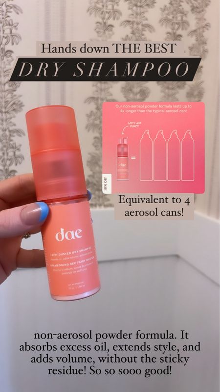 The absolute BEST dry shampoo I’ve ever used! 