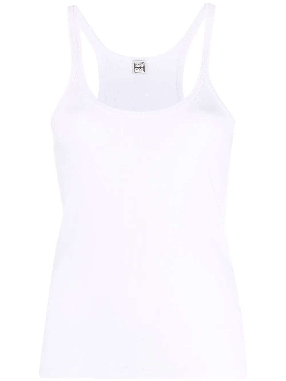 TOTEME scoop-neck Vest Top  | White | FARFETCH | Farfetch Global