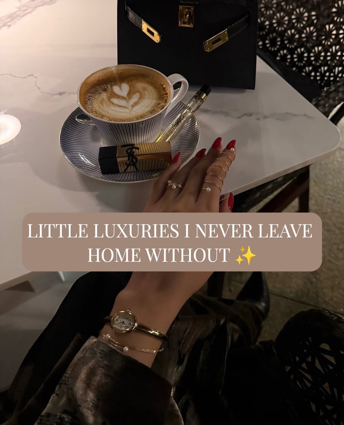 THE LITTLE LUXURIES I NEVER LEAVE HOME WITHOUT ✨

I’ve learned that looking polished isn’t always about the outfit. It’s the little details you keep with you all day. A beautiful lip, a signature scent & hands that feel soft and cared for.

YSL Rouge Pur Couture Caring Satin Lipstick 💋
This is the kind of lipstick I love because it feels more like a luxury lip treatment than a traditional lipstick. The creamy satin formula contains ceramides & flower extracts, glides on beautifully & gives rich color while leaving lips feeling softer and moisturized. YSL says it offers up to 16 hours of comfortable wear. 

YSL Libre Eau de Parfum Travel Spray 🤎
My favorite fall scent. Libre has that warm, feminine feeling I want when the weather gets cooler, French lavender, Moroccan orange blossom, musk & warm vanilla. It’s floral but cozy, sensual but still polished. And the little travel spray means I can refresh my scent throughout the day. 

Nécessaire The Hand Cream 🤍
This one is non negotiable. Your hands are exposed all day, and dry hands & rough cuticles can make even the most beautiful manicure look less polished. This formula has 5 ceramides, 5 peptides, niacinamide, marula oil & shea butter to moisturize, nourish & support the skin barrier. It absorbs quickly without leaving your hands greasy. 

These are the little things I keep close because luxury is in the details. And right now, these pieces are part of Nordstrom’s Beauty Savings Event, perfect time to try them out. Change your frequency, change your life~bg🤍

#LTKgrwm #LTKdayinmylife #LTKBeauty