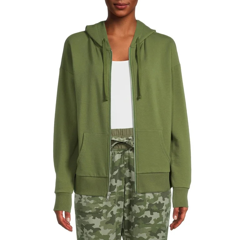 Time and Tru Women's Zip Up Hoodie | Walmart (US)