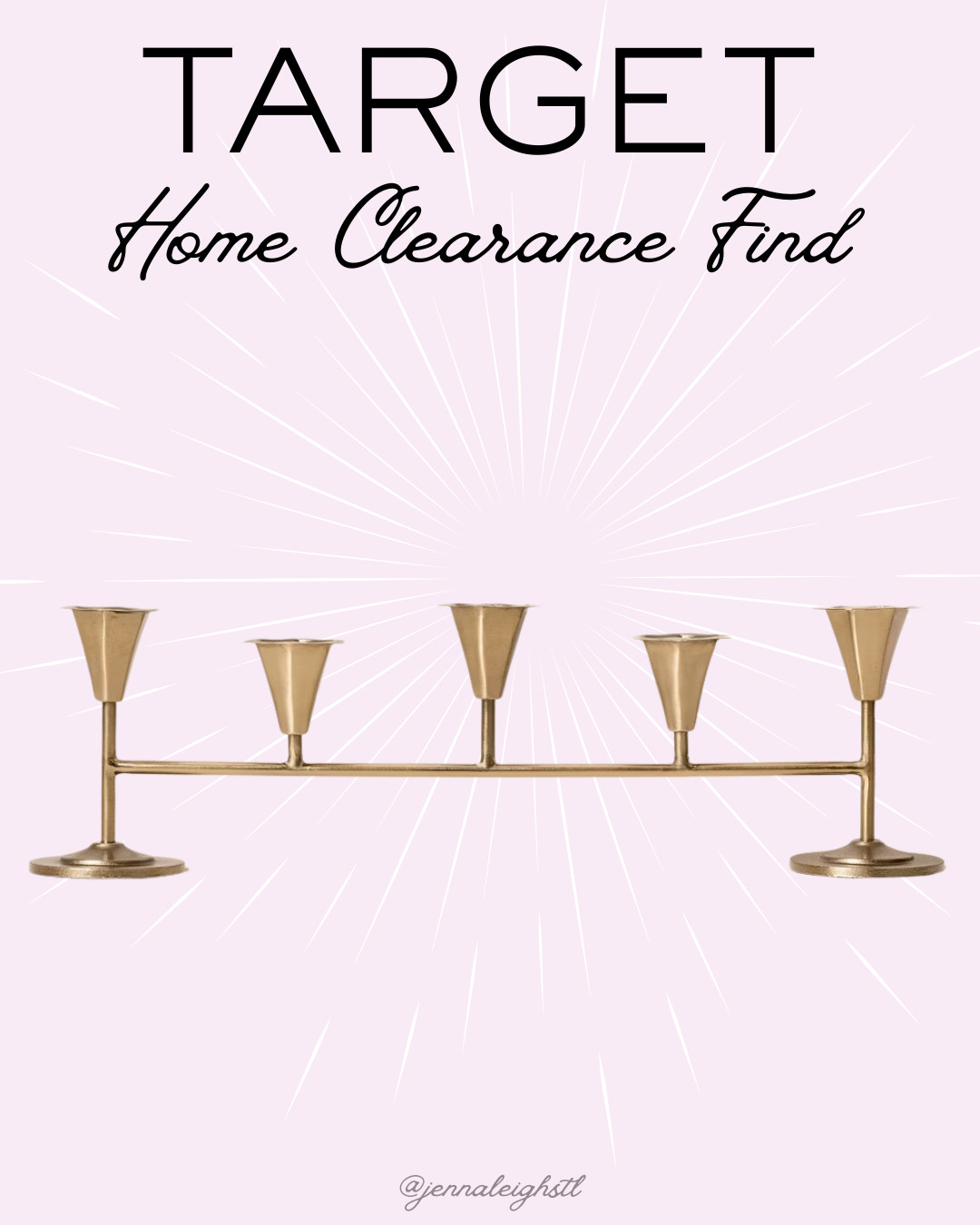 Target clearance find, save 45% on this Hearth & Hand with Magnolia brass finish tabletop taper candelabra. Such a beautiful decor piece that adds the perfect cozy and elevated touch to a space. 

 #LTKHome #LTKSaleAlert