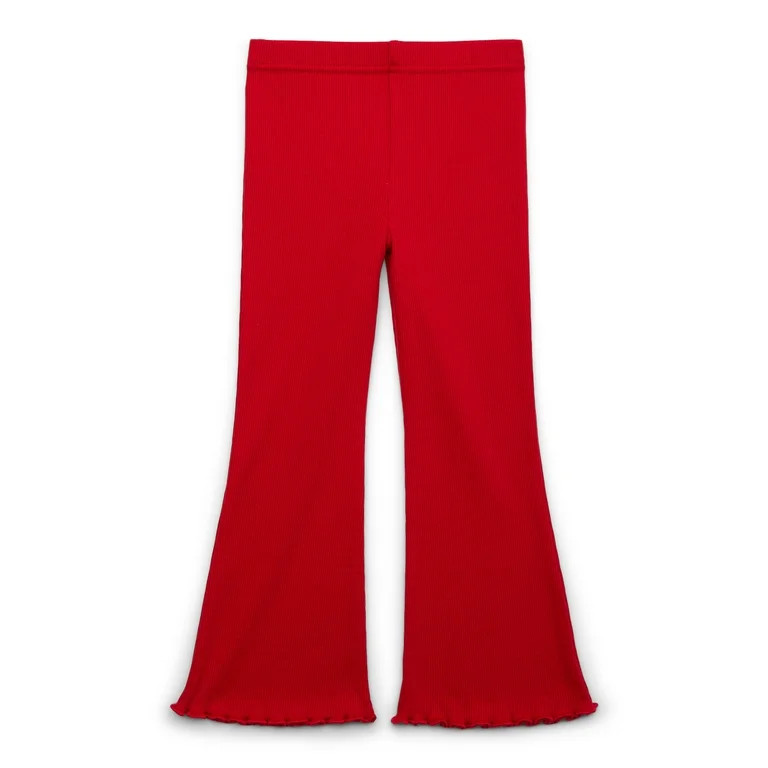 Garanimals Toddler Girls Ribbed Flare Leggings, Sizes 18M-5T | Walmart (US)