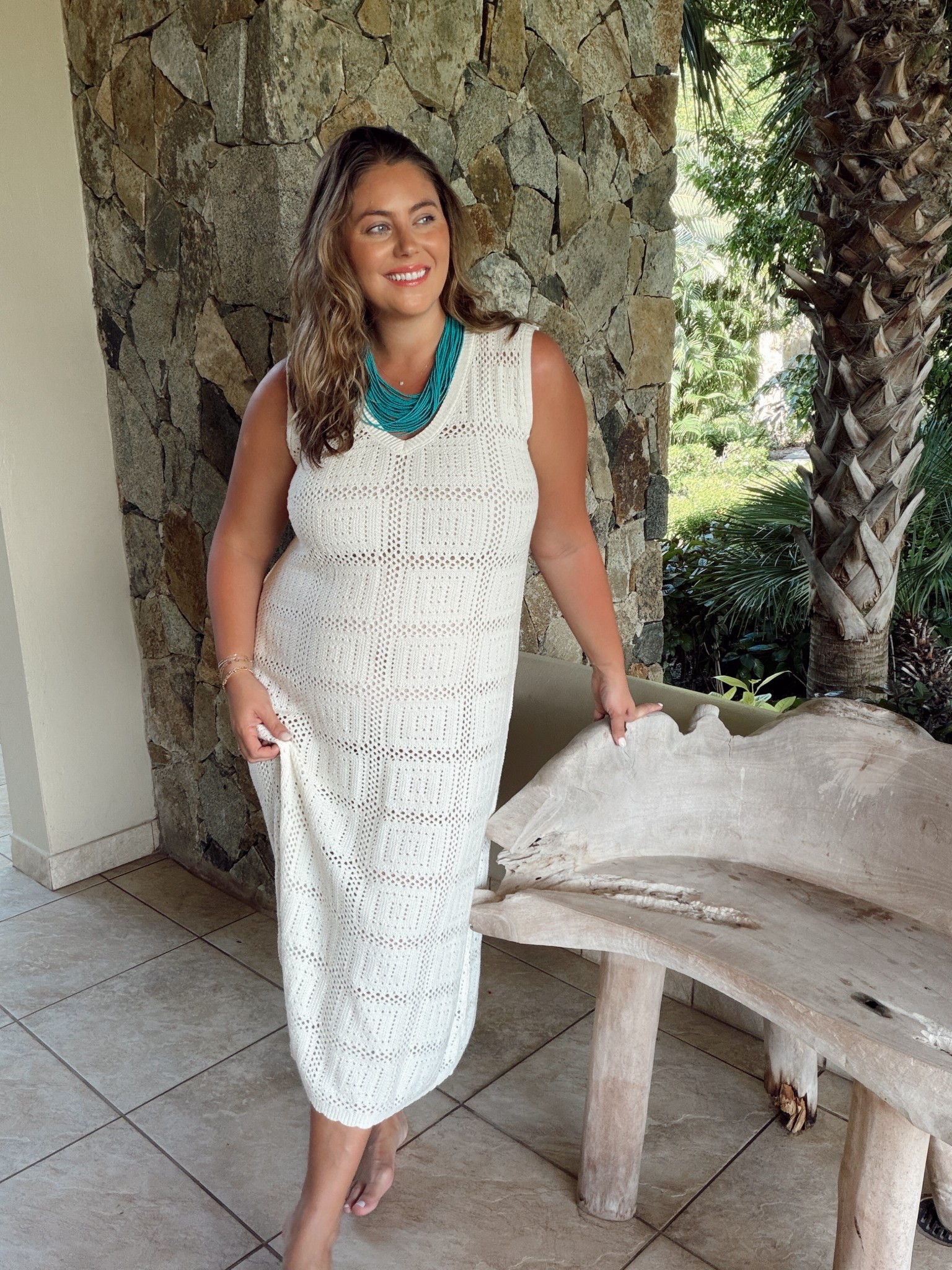 Wearing size XXL in dress. 

#LTKootd #LTKSeasonal #LTKMidsize