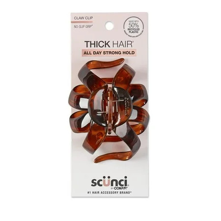 Scunci Large Octo-Jaw Claw Clip Tortoiseshell 1 Count | Walmart (US)